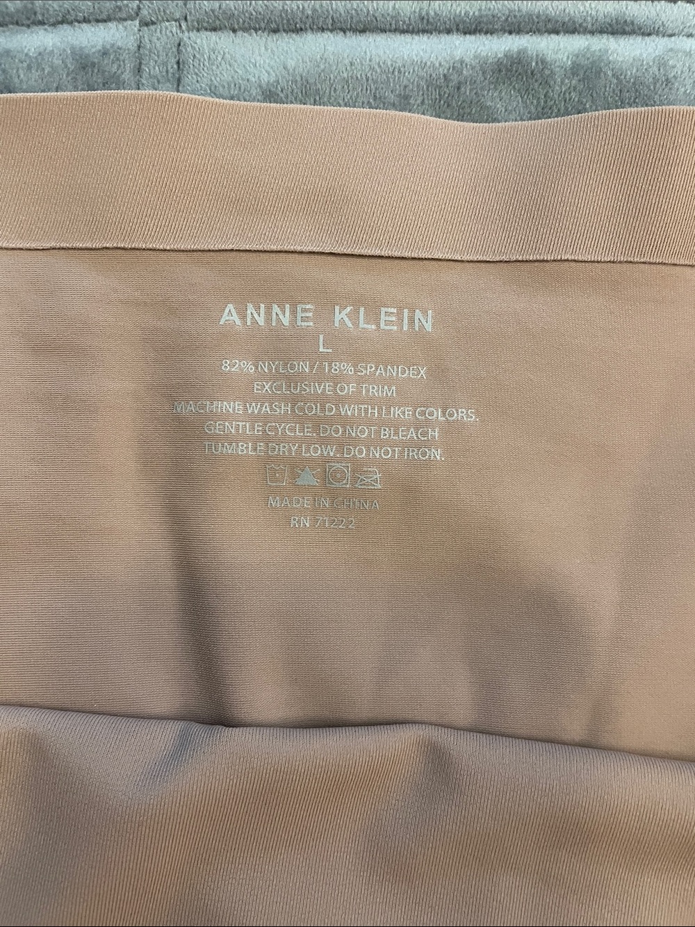Anne Klein High-Waist Shaping Briefs - Black & Nude - Picture 2 of 8